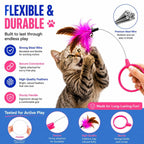 Wearable Feather Collar Cat Toy, 2-Piece Set - view 4