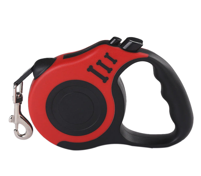 Retractable Dog Leash, 16 ft with One-Button Lock