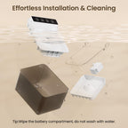 Wireless Stainless Steel Cat Water Fountain with Motion Sensor, 3 L - view 2