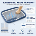 Indoor Dog Potty Tray with Raised Grid, 25.6 × 19.7 in - view 6