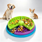 3-in-1 Rotating Puzzle Feeder & Lick Mat for Dogs