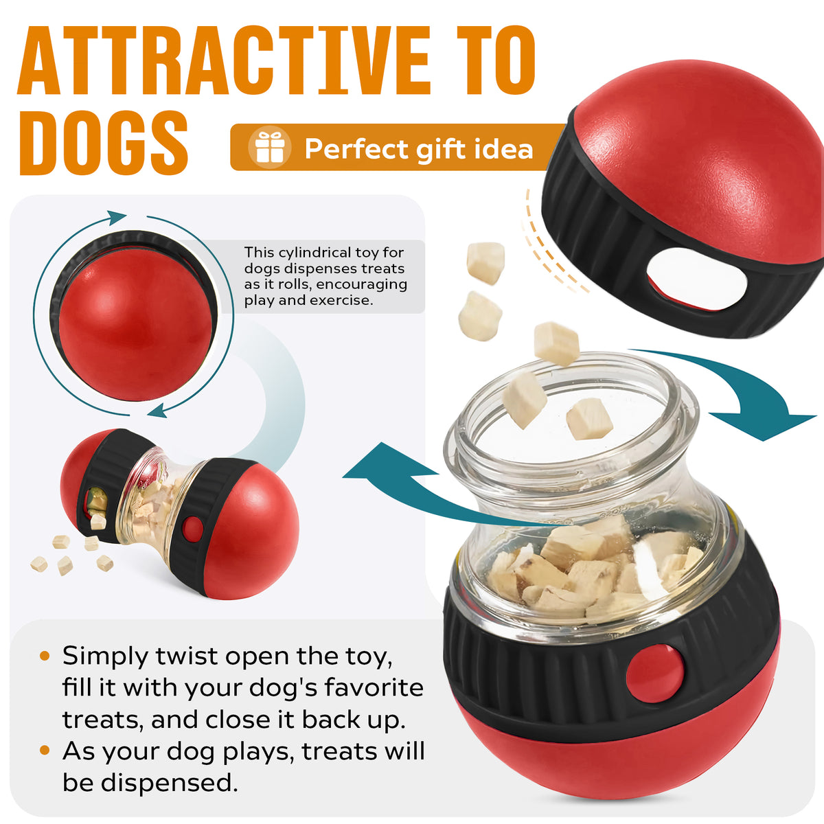 Treat-Dispensing Puzzle Ball for Dogs - view 5