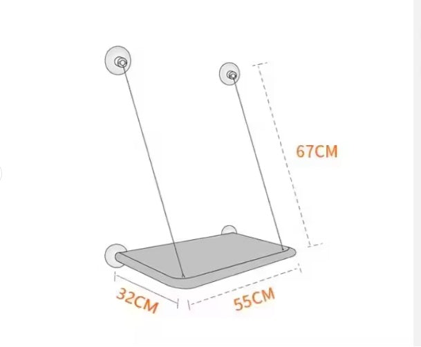 Window Cat Hammock with Suction Cups