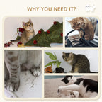 Wall-Mounted Cat Shelf Set, 4 Pieces (Hammock, Bridge & Scratching Post) - view 5