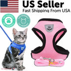 Breathable Mesh Harness & Leash Set for Cats and Small Dogs