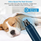 Quiet Rechargeable Dog Nail Grinder, 2 Speeds - view 2