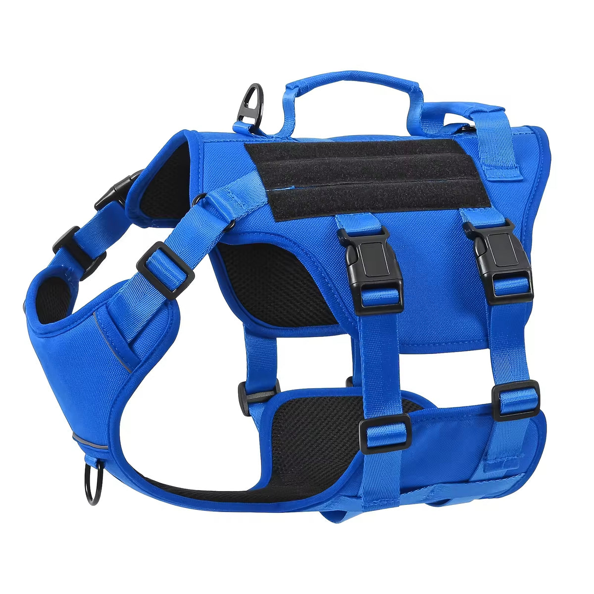 No-pull tactical dog harness with dual handles, image 7