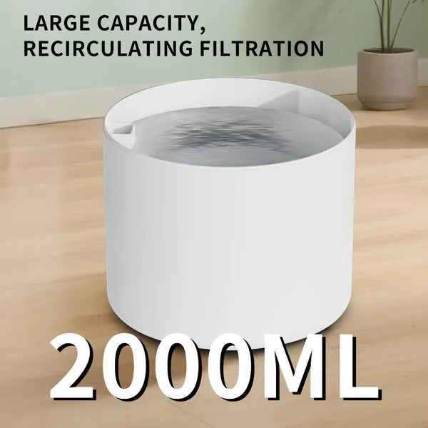 Quiet automatic pet water fountain for cats and dogs, image 6