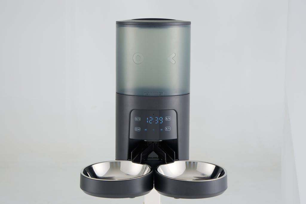 Smart Automatic Pet Feeder, 6 L with Stainless Steel Bowls - view 3