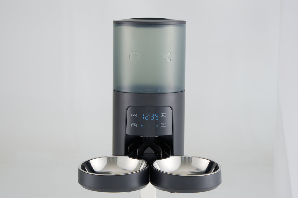 Smart Automatic Pet Feeder, 6 L with Stainless Steel Bowls - view 3