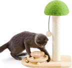 Mushroom Cat Scratching Post with Ball Track Toy