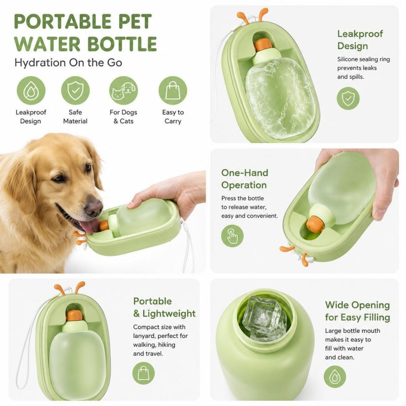 Portable Pet Water Bottle with Lanyard - view 6