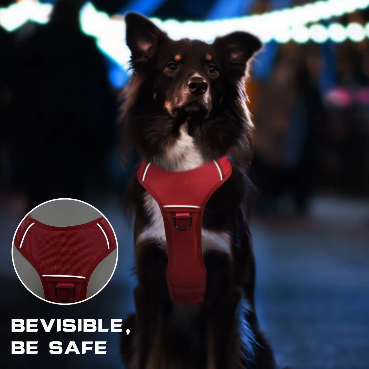 No-pull tactical dog harness with dual handles, image 8