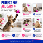 Wearable Feather Collar Cat Toy, 2-Piece Set - view 9