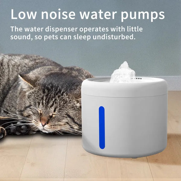 Quiet automatic pet water fountain for cats and dogs, image 5