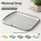 Indoor Dog Potty Tray with Raised Grid, 25.6 × 19.7 in - view 10