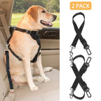Dog car seat belt leash 2-pack, image 1