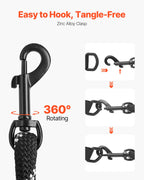 Reflective Rope Dog Leash, 6 ft Heavy Duty - view 4