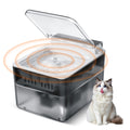 Wireless Stainless Steel Cat Water Fountain with Motion Sensor, 3 L
