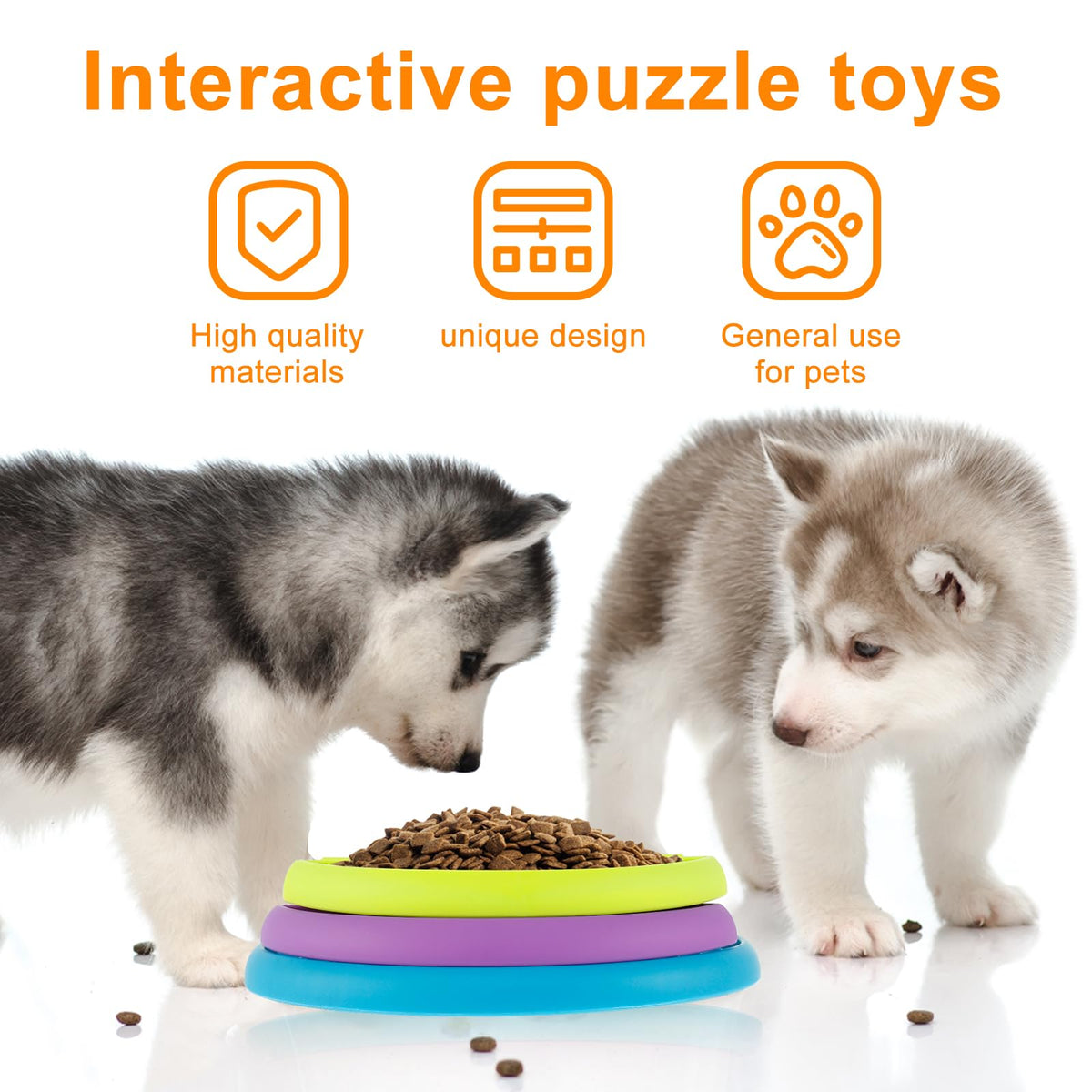 3-in-1 Rotating Puzzle Feeder & Lick Mat for Dogs - view 4