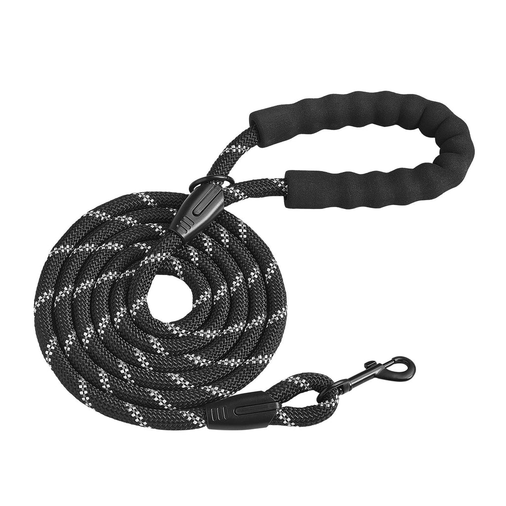 Reflective Rope Dog Leash, 6 ft Heavy Duty