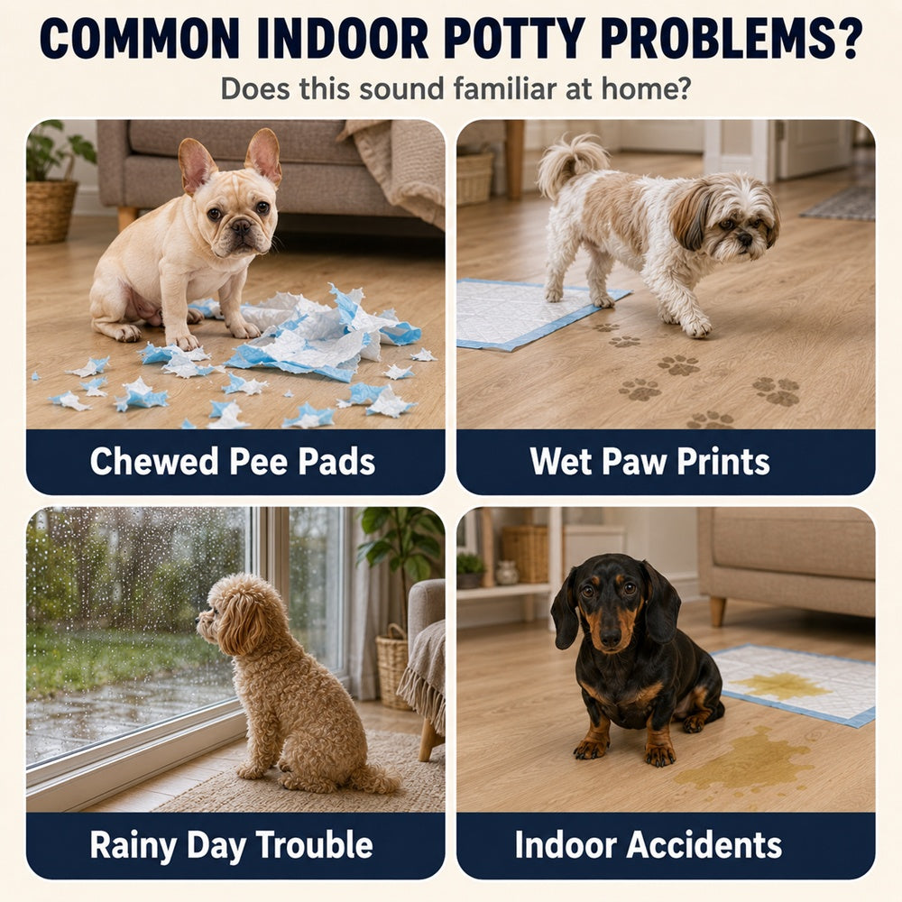 Indoor Dog Potty Tray with Raised Grid, 25.6 × 19.7 in - view 8
