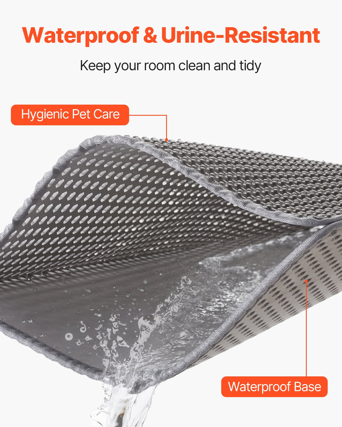 Double-Layer Honeycomb Cat Litter Mat, 24 × 15 in - view 5