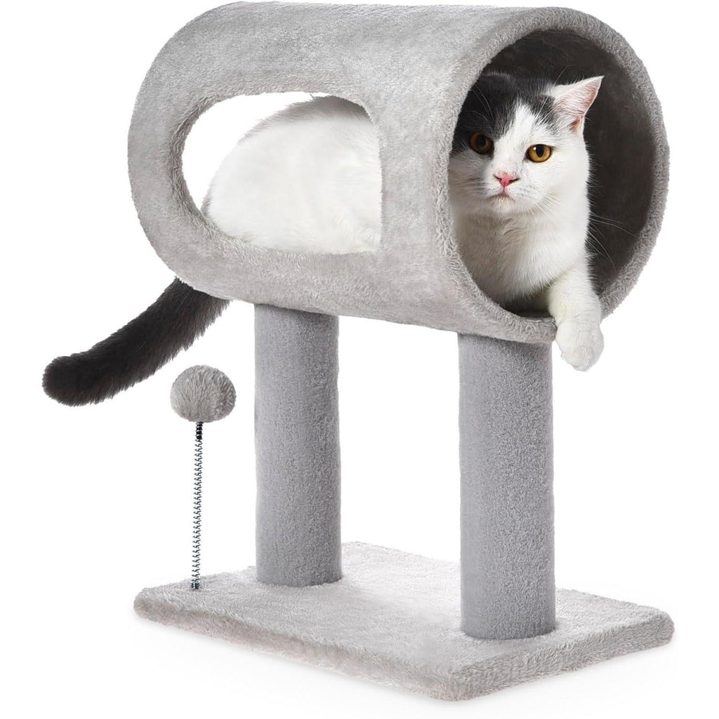 Cat Tree with Tunnel Bed & Scratching Posts