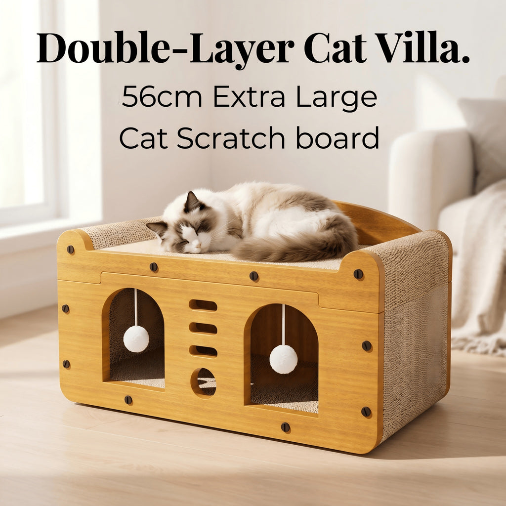 2-tier cat scratcher house, image 5