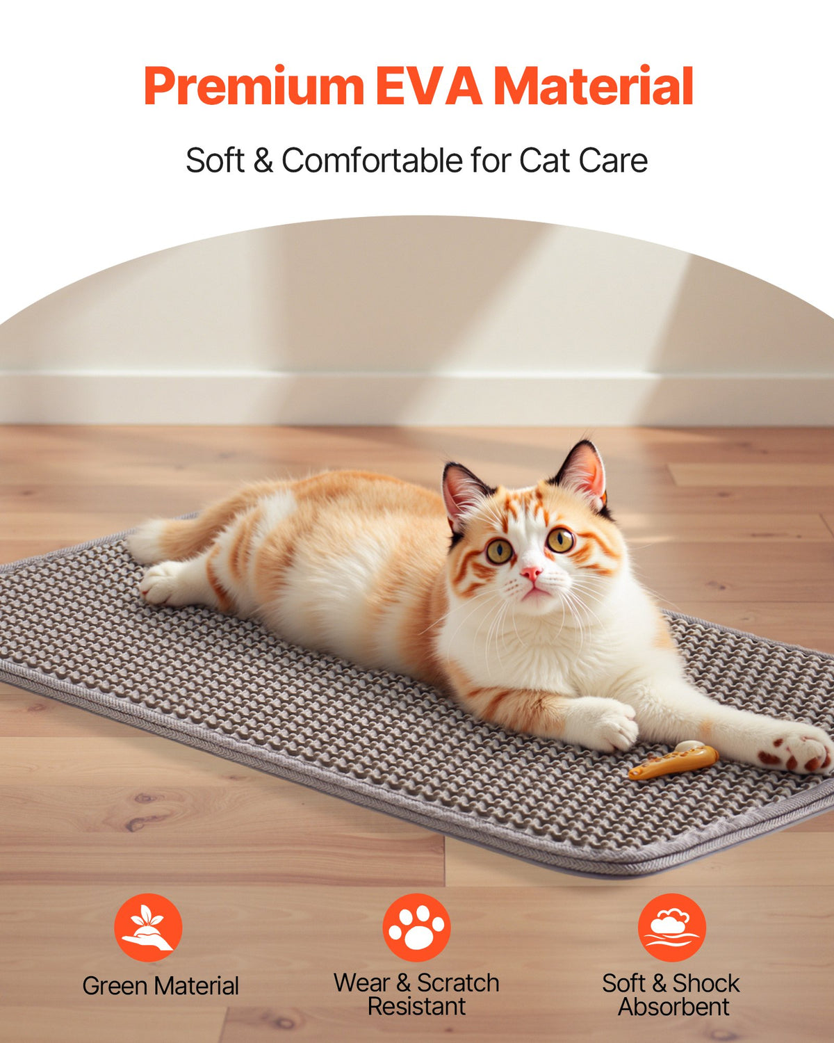 Double-Layer Honeycomb Cat Litter Mat, 24 × 15 in - view 4