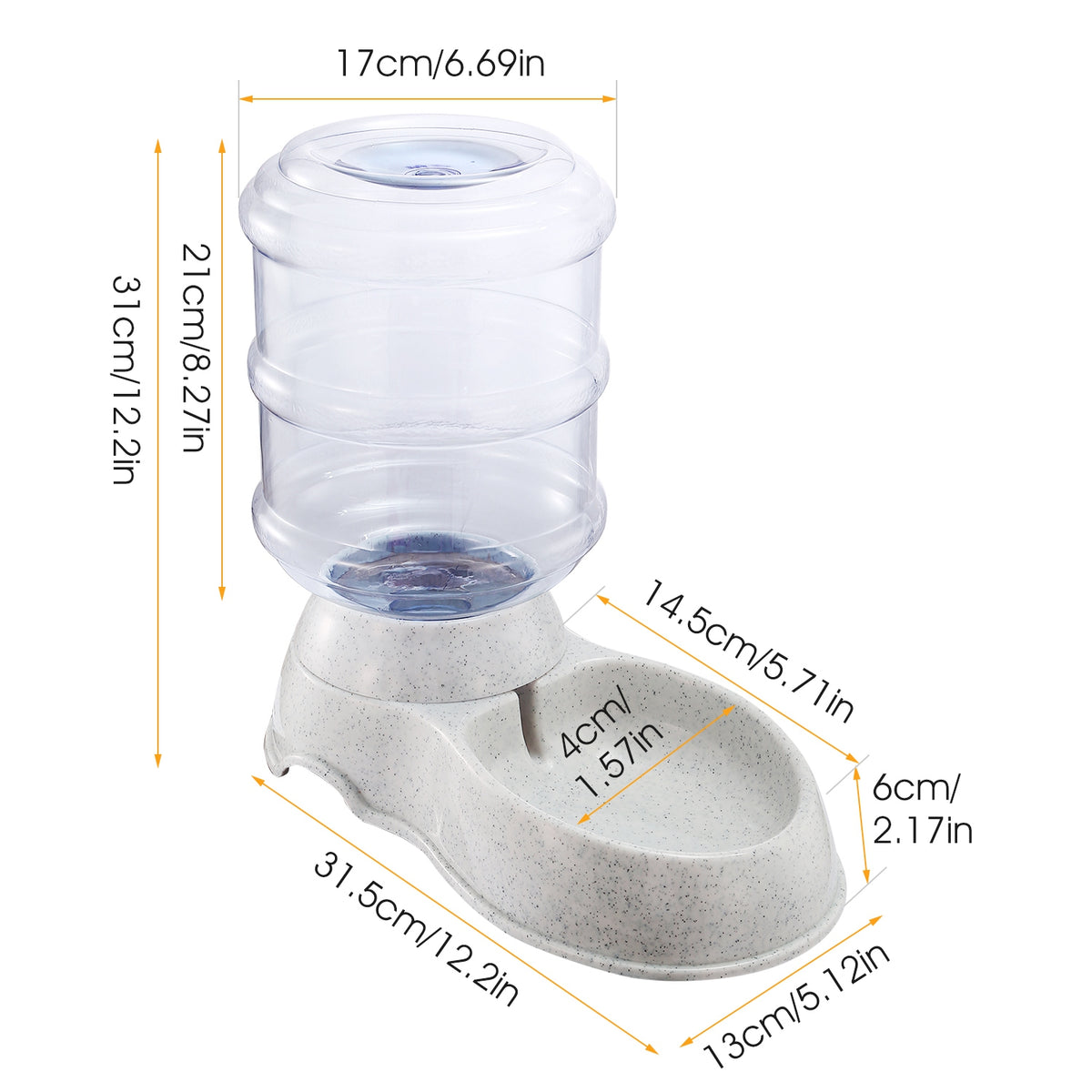 Gravity Pet Water Dispenser, 1 Gallon - view 4