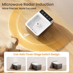 Wireless Stainless Steel Cat Water Fountain with Motion Sensor, 3 L - view 3