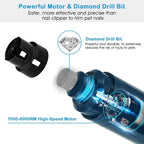 Quiet Rechargeable Dog Nail Grinder, 2 Speeds - view 4