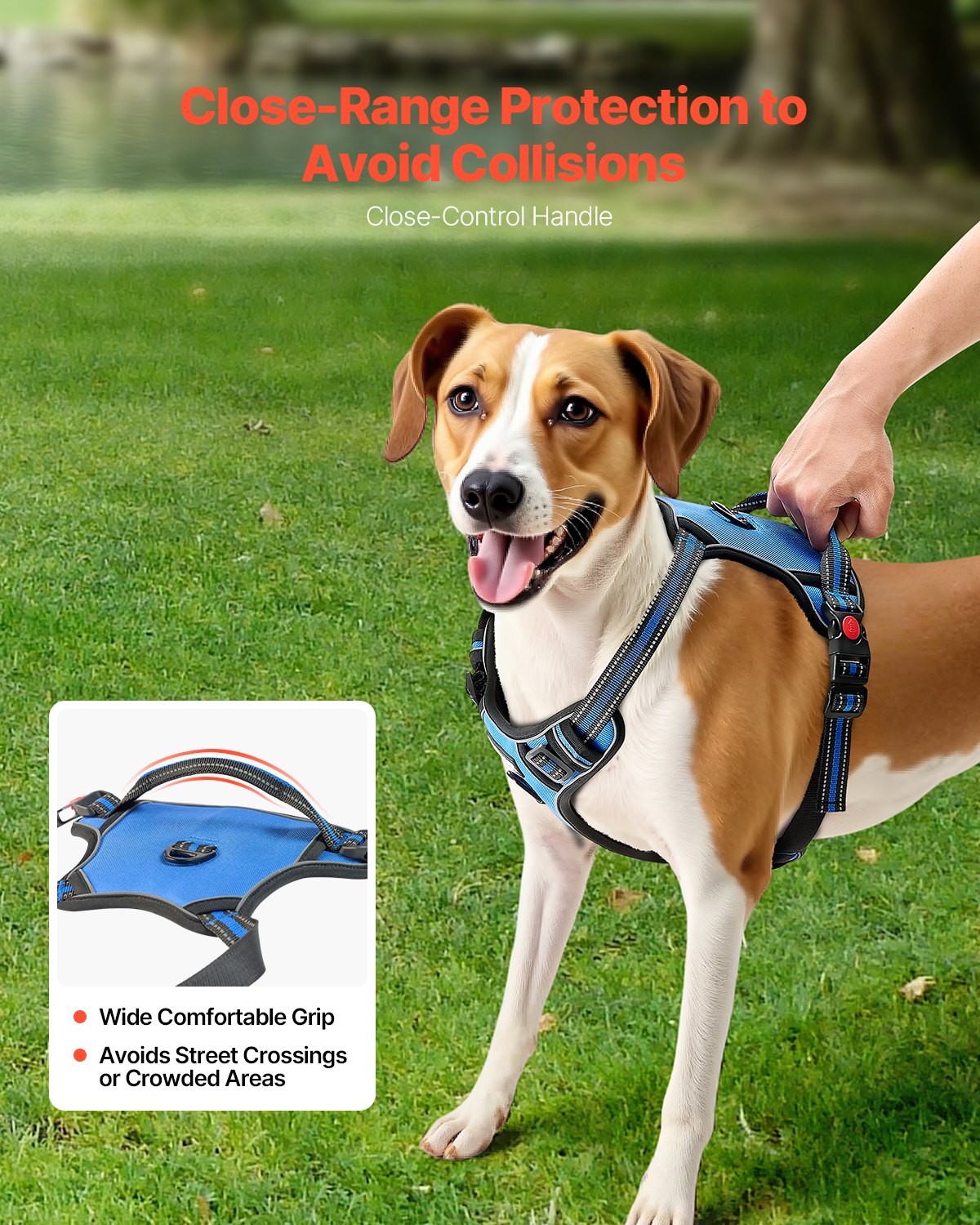 No-Pull Dog Harness & 5 ft Leash Set for Large Dogs - view 5