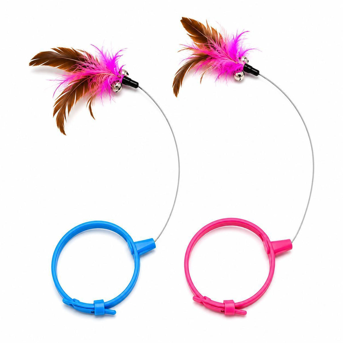 Wearable Feather Collar Cat Toy, 2-Piece Set - view 7