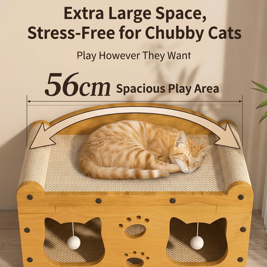 2-tier cat scratcher house, image 2