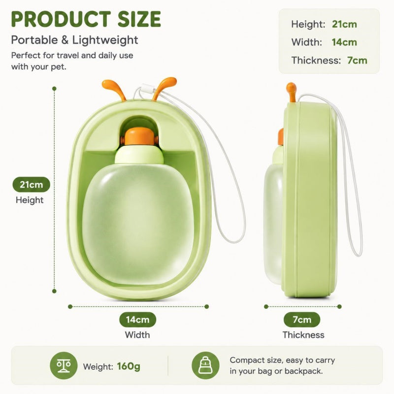 Portable Pet Water Bottle with Lanyard - view 3