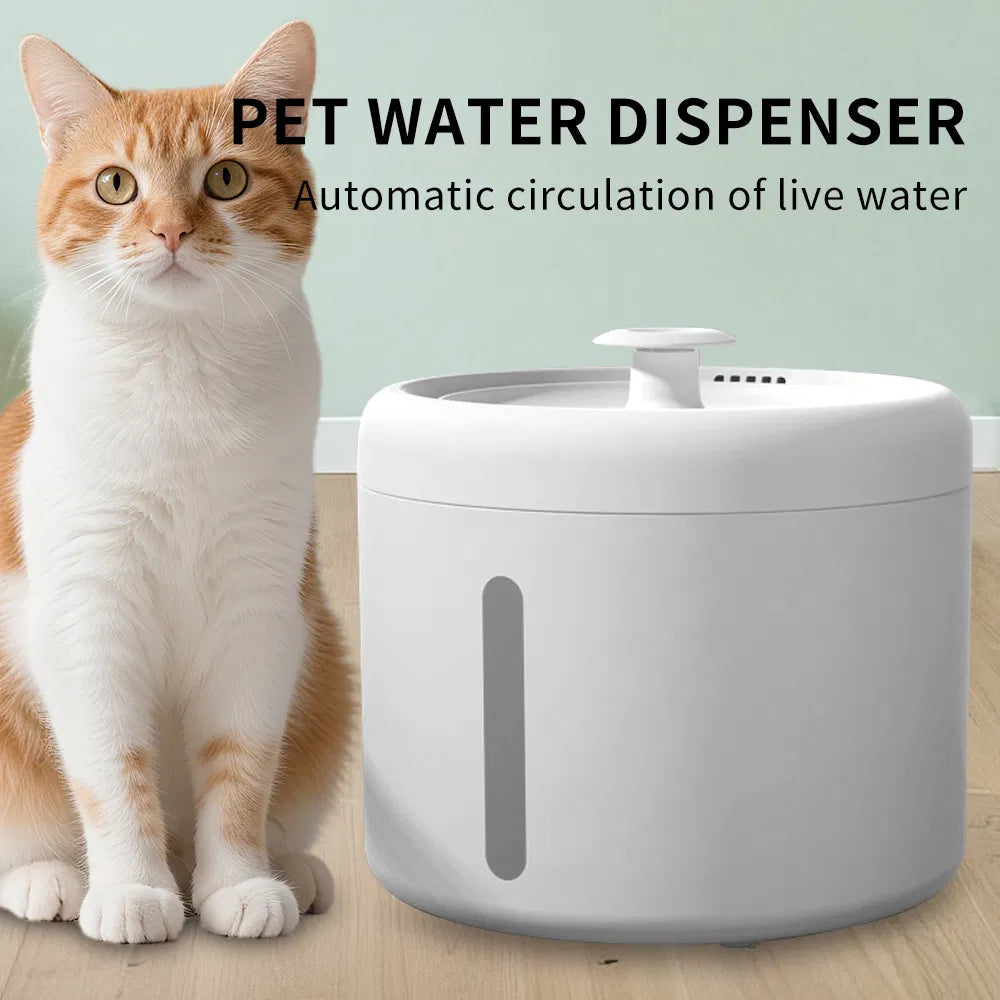 Quiet automatic pet water fountain for cats and dogs, image 3