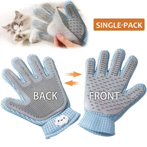 2-in-1 Pet Grooming Glove (Deshedding & Hair Remover)